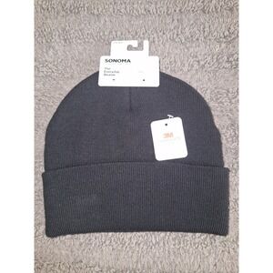 The Everyday Beanie Hat Black 3M Thinsulate Insulation‎ One Size Street Wear